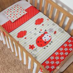 Jogo de Lençol 3 Peças Menino e Menina para Bebê - Miguel Baby, Joanin