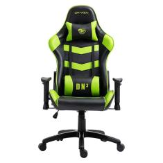 Cadeira Gamer DN3 Giratória Preto/Verde DRAXEN