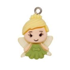 Pingente de resina infantil (1 par) - LADEIRA BIJUTERIAS, Tinkerbell 2