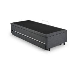 Bicama Solteiro B&G com Baú 88x188 e Cama Auxiliar 78x178x12cm Linho