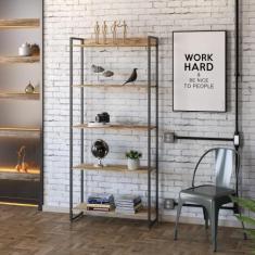 Estante Multiuso 05 Prateleiras 187x80cm Dynamica - Compace Decor, Car