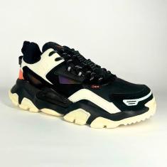 Tênis Qix Trek Preto e Branco-Masculino
