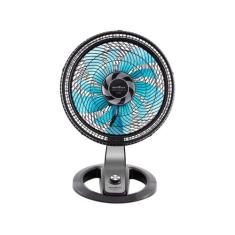 Ventilador Britânia Super Ventus 10 Turbo 165W BVT495PA, Preto e Azul,