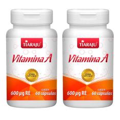 Kit 2 Vitamina A 60 Cápsulas Tiaraju 