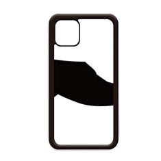Capa masculina preta de couro para iPhone 12 Pro Max para Apple Mini Mobile Case