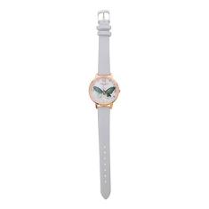 Relógio de pulso feminino de liga de aço inoxidável com mostrador , relógio de quartzo ajustável e leve para (rosa), Cinza, 21.5X3.5CM