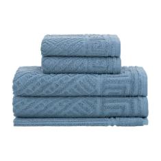 Jogo Toalhas Banhão Buddemeyer 5p Olimpo Azul 1495