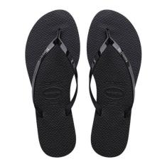 Chinelo Feminino Havaianas You Metallic Preto-Feminino
