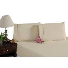 Jogo de Lençol Queen 400 Fios Toque Macio Ponto Palito - RT ENXOVAIS, 