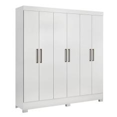 Guarda Roupa Casal Prático Branco - Demóbile
