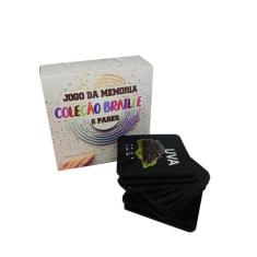 Jogo Da Memória 6 Pares Inclusivo Acessibilidade Em Braille - Coleção 