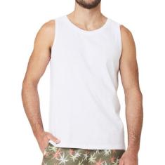Camiseta Regata Masculina Hering 0111, Branco, G