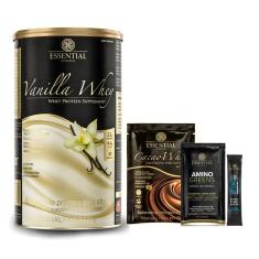 Vanilla Whey 900g + 4 Amostras Sortidas - Essential Nutrition