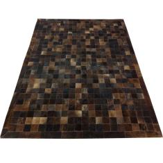 Tapete De Couro Marrom Exótico 1,50X2,00 Com Borda