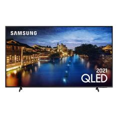 Smart TV Samsung QLED 4K 65Q60A Design slim Modo Game Som em Movimento Virtual Visual Sem Cabos 65" 65"