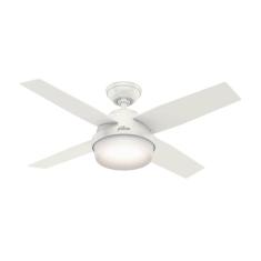 Ventilador de Teto Residencial Dante Branco Hunter Fan Oficial 127v