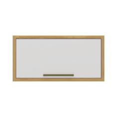 Armário Aéreo De Cozinha Com 1 Porta Basculante 100% Mdf Syrah Rio Doce Amendoa-branco