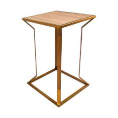 Mesa Lateral Alta Puebla decoração Sala Quarto escritório - Loja da Is