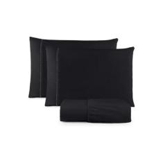 Jogo De Lençol Solteiro De Cima 3 Peças Micro Percal 400 Fios 100% Alg