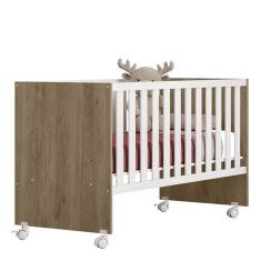 Berço Doce Sonho Reto com Rodízios - Qmovi