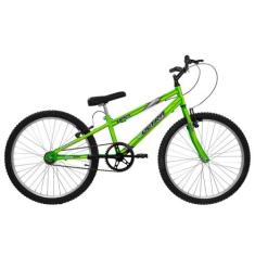 Bicicleta Aro 24 Ultra Bikes Chrome Line Rebaixada sem Marcha, Verde, 
