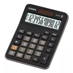 Calculadora Eletrônica Casio Mx-12b 12 Dígitos Preta Solar
