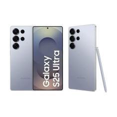 Celular Samsung Galaxy S25 Ultra 5G, 256GB, 12GB RAM, Câmera Quádrupla de 200+50+10+50, Tela Grande de 6.9" - Titânio Azul