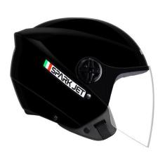 Capacete Aberto Ebf Spark Jet Solid Moto-Unissex