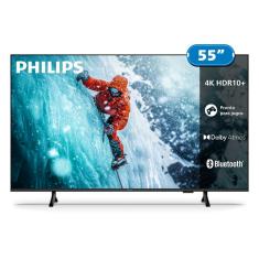 TV 55 Smart 4K 55PUG7300/78 Philips Preto Bivolt