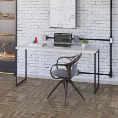 Mesa para Escritório Diretor 1,50m Dynamica - Compace Decor, Snow / Es