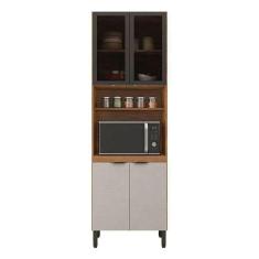 Paneleiro Firenze 2 Portas de Vidro 2 Portas MDP 94551 Demóbile