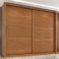 Guarda Roupa Casal 2 Portas de Correr 6 Gavetas Imperador Plus Zanzini - Cinamomo