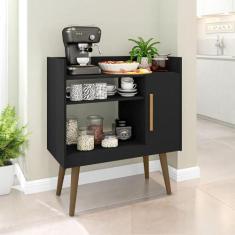 Aparador Balcão Café II Com 1 Porta Pés Palito - Móveis Bechara, Cinam