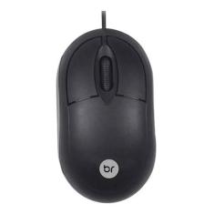 Mouse Óptico com fio  Bright Espanha, Preto
