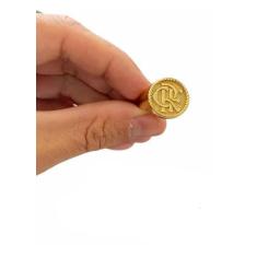 Anel Crf Flamengo Banhado A Ouro 18K Luxo Masculino - Tojoia18K