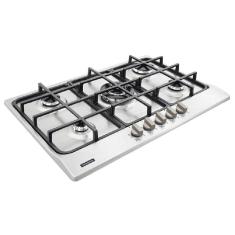 Cooktop a gás new penta 5 queimadores aço inox tramontina