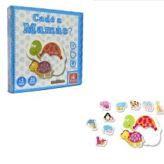 Cadê a Mamãe - Quebra cabeça em Madeira - Educativo