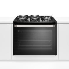 Fogão De Embutir 5 Bocas Electrolux Preto Experience Mesa Vidro E Tripla Chama (FE5EP)