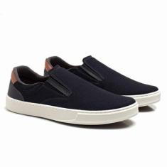 Tênis Masculino Slip On Dia a Dia Conforto Estilo Macio-Masculino