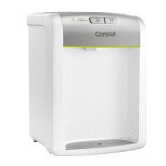 Purificador de Água de Bancada Consul CPB34ASV Filtragem Classe a Natural e Gelada Branco e Prata Bivolt