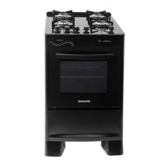 Fogão Suggar Neo Glass 4 Queimadores Preto Bivolt Fgvng410pt PRETO / Bivolt