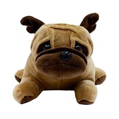 Cachorro Pug Marrom Deitado 27cm - Pelúcia