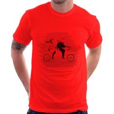 Camiseta Casal  Bicicleta - Foca Na Moda