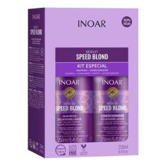 Inoar Kit Absolut Speed Blond Shampoo + Condicionador 250ml INOAR