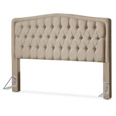 Cabeceira Cama Box Casal 140Cm Costa Rica Linho Bege