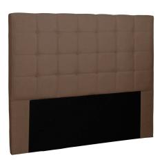 Cabeceira Estofada Cama Box Casal 140cm Suede Caramelo