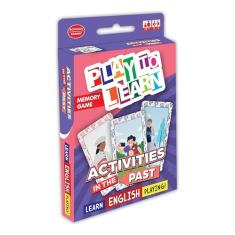 Genérico Jogo da Memória Atividades no Passado Inglês Jogo Infantil