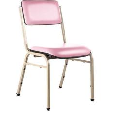 Cadeira Empilhável para Auditórios Linha Hotel Smart Rosa