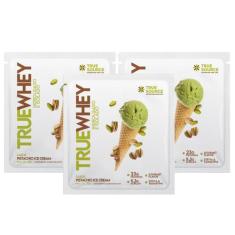 3x Sachê True Whey Proteína Pistache Ice Cream True Source 32g, Pistac