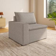 Sofá Modular com Braço Esquedo 105cm Zen CabeCasa MadeiraOriginals - C